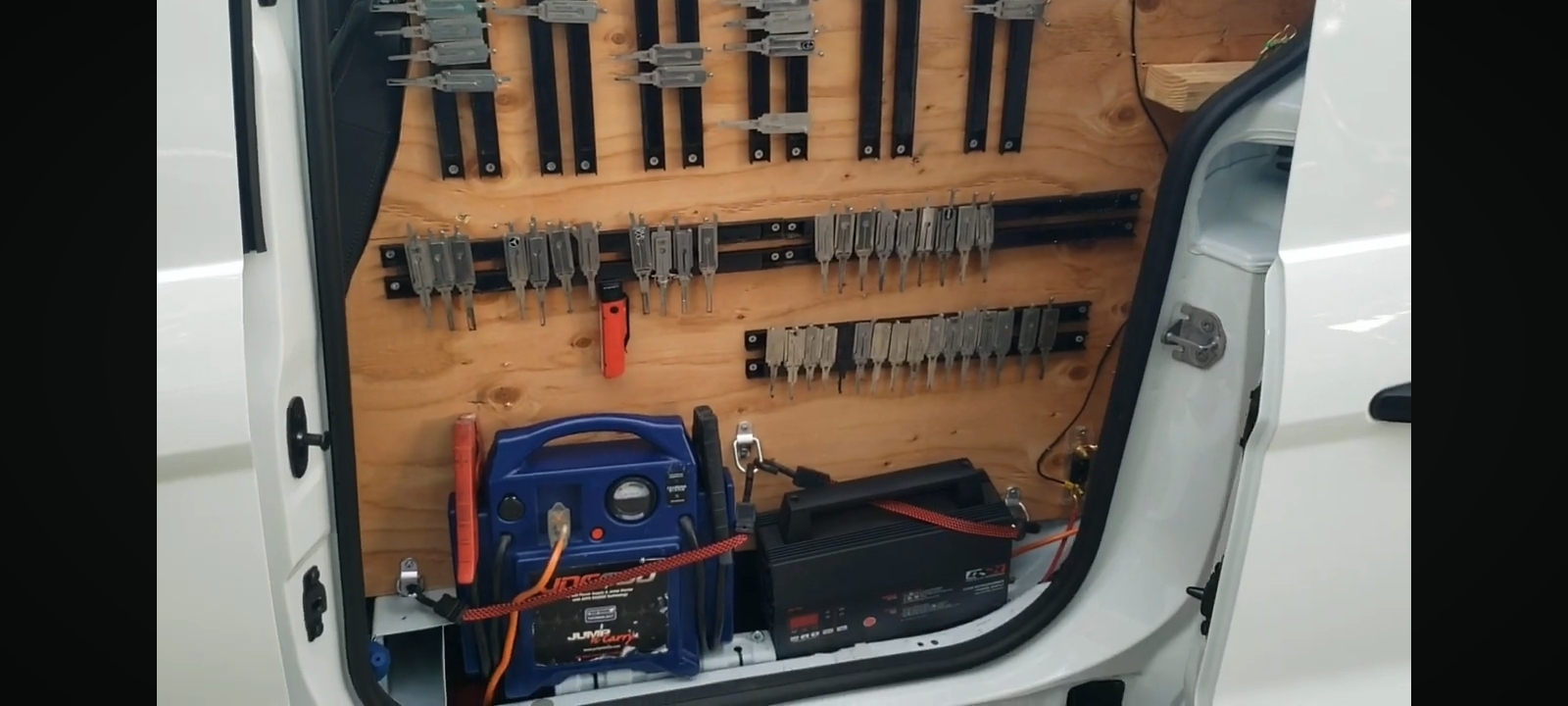 Locksmith key programming equipment used on site in Florence, SC